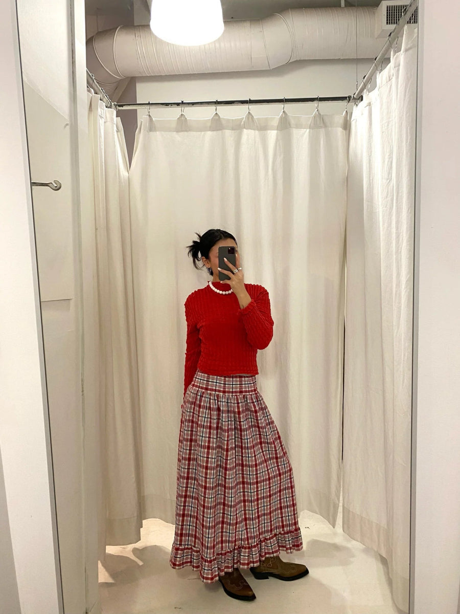 Red Emily Skirt